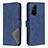 Custodia Portafoglio In Pelle Cover con Supporto B08F per Oppo A94 5G Blu