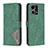 Custodia Portafoglio In Pelle Cover con Supporto B08F per Oppo F21 Pro 4G Verde