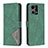 Custodia Portafoglio In Pelle Cover con Supporto B08F per Oppo F21s Pro 4G Verde