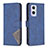 Custodia Portafoglio In Pelle Cover con Supporto B08F per Oppo F21s Pro 5G Blu