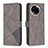 Custodia Portafoglio In Pelle Cover con Supporto B08F per Realme 11 5G Grigio