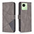 Custodia Portafoglio In Pelle Cover con Supporto B08F per Realme C30s Grigio