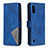 Custodia Portafoglio In Pelle Cover con Supporto B08F per Samsung Galaxy A01 SM-A015 Blu
