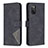 Custodia Portafoglio In Pelle Cover con Supporto B08F per Samsung Galaxy A02s Nero