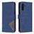 Custodia Portafoglio In Pelle Cover con Supporto B08F per Samsung Galaxy A04s Blu