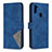 Custodia Portafoglio In Pelle Cover con Supporto B08F per Samsung Galaxy A11 Blu