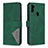 Custodia Portafoglio In Pelle Cover con Supporto B08F per Samsung Galaxy A11 Verde