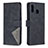 Custodia Portafoglio In Pelle Cover con Supporto B08F per Samsung Galaxy A20 Nero