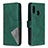 Custodia Portafoglio In Pelle Cover con Supporto B08F per Samsung Galaxy A20e Verde