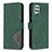 Custodia Portafoglio In Pelle Cover con Supporto B08F per Samsung Galaxy A22 4G Verde