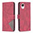 Custodia Portafoglio In Pelle Cover con Supporto B08F per Samsung Galaxy A23e 5G Rosso