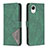 Custodia Portafoglio In Pelle Cover con Supporto B08F per Samsung Galaxy A23e 5G Verde