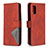 Custodia Portafoglio In Pelle Cover con Supporto B08F per Samsung Galaxy A41 Arancione