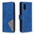 Custodia Portafoglio In Pelle Cover con Supporto B08F per Samsung Galaxy A41 Blu