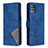 Custodia Portafoglio In Pelle Cover con Supporto B08F per Samsung Galaxy A51 4G Blu