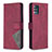 Custodia Portafoglio In Pelle Cover con Supporto B08F per Samsung Galaxy A51 4G Rosso