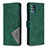 Custodia Portafoglio In Pelle Cover con Supporto B08F per Samsung Galaxy A51 4G Verde