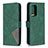 Custodia Portafoglio In Pelle Cover con Supporto B08F per Samsung Galaxy A52 4G Verde