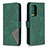 Custodia Portafoglio In Pelle Cover con Supporto B08F per Samsung Galaxy A52 5G Verde