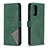 Custodia Portafoglio In Pelle Cover con Supporto B08F per Samsung Galaxy A72 5G Verde