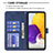 Custodia Portafoglio In Pelle Cover con Supporto B08F per Samsung Galaxy A73 5G