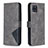 Custodia Portafoglio In Pelle Cover con Supporto B08F per Samsung Galaxy M60s Grigio