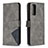 Custodia Portafoglio In Pelle Cover con Supporto B08F per Samsung Galaxy S20 FE 4G Grigio