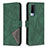 Custodia Portafoglio In Pelle Cover con Supporto B08F per Vivo V21e 5G Verde