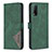 Custodia Portafoglio In Pelle Cover con Supporto B08F per Vivo Y12s (2021) Verde