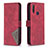 Custodia Portafoglio In Pelle Cover con Supporto B08F per Vivo Y17 Rosso