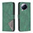 Custodia Portafoglio In Pelle Cover con Supporto B08F per Xiaomi Civi 3 5G Verde