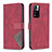 Custodia Portafoglio In Pelle Cover con Supporto B08F per Xiaomi Mi 11i 5G (2022) Rosso
