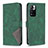 Custodia Portafoglio In Pelle Cover con Supporto B08F per Xiaomi Mi 11i 5G (2022) Verde