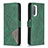 Custodia Portafoglio In Pelle Cover con Supporto B08F per Xiaomi Mi 11i 5G Verde