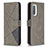 Custodia Portafoglio In Pelle Cover con Supporto B08F per Xiaomi Mi 11X 5G Grigio