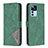 Custodia Portafoglio In Pelle Cover con Supporto B08F per Xiaomi Mi 12T 5G Verde