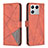 Custodia Portafoglio In Pelle Cover con Supporto B08F per Xiaomi Mi 13 5G Arancione