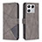 Custodia Portafoglio In Pelle Cover con Supporto B08F per Xiaomi Mi 13 5G Grigio