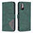 Custodia Portafoglio In Pelle Cover con Supporto B08F per Xiaomi POCO M3 Pro 5G Verde