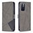 Custodia Portafoglio In Pelle Cover con Supporto B08F per Xiaomi Poco M4 Pro 5G Grigio