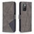 Custodia Portafoglio In Pelle Cover con Supporto B08F per Xiaomi Redmi 10 4G Grigio