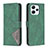 Custodia Portafoglio In Pelle Cover con Supporto B08F per Xiaomi Redmi 12 4G Verde