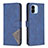 Custodia Portafoglio In Pelle Cover con Supporto B08F per Xiaomi Redmi A2 Plus Blu