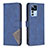 Custodia Portafoglio In Pelle Cover con Supporto B08F per Xiaomi Redmi K50 Ultra 5G Blu