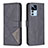 Custodia Portafoglio In Pelle Cover con Supporto B08F per Xiaomi Redmi K50 Ultra 5G Nero