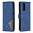 Custodia Portafoglio In Pelle Cover con Supporto B08F per Xiaomi Redmi Note 10 Pro 4G Blu