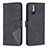 Custodia Portafoglio In Pelle Cover con Supporto B08F per Xiaomi Redmi Note 10T 5G Nero