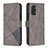 Custodia Portafoglio In Pelle Cover con Supporto B08F per Xiaomi Redmi Note 11 4G (2022)