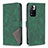 Custodia Portafoglio In Pelle Cover con Supporto B08F per Xiaomi Redmi Note 11 Pro+ Plus 5G Verde