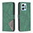 Custodia Portafoglio In Pelle Cover con Supporto B08F per Xiaomi Redmi Note 12 4G Verde